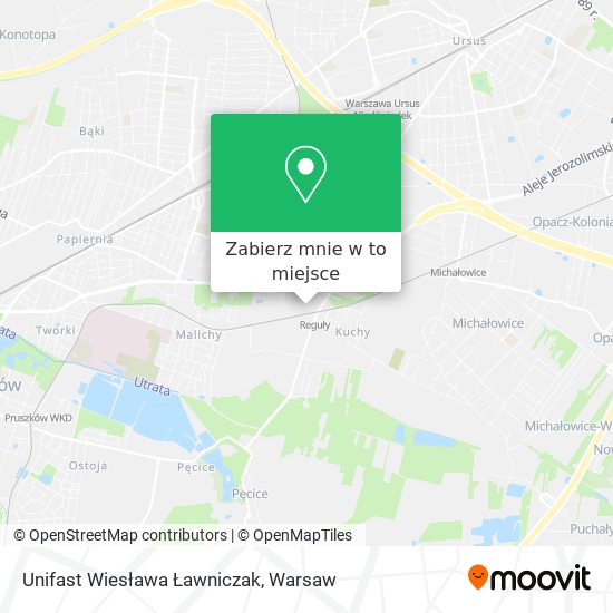 Mapa Unifast Wiesława Ławniczak