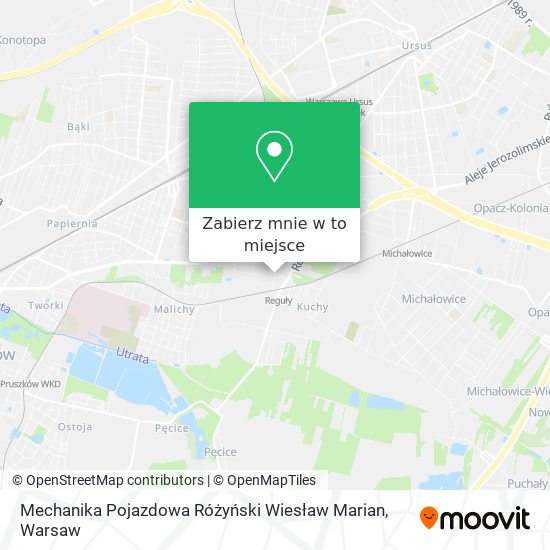 Mapa Mechanika Pojazdowa Różyński Wiesław Marian