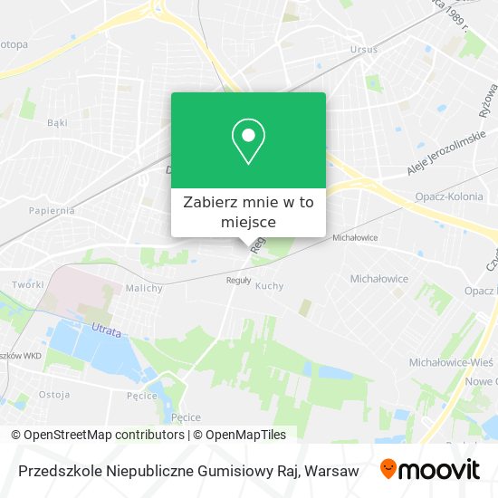 Mapa Przedszkole Niepubliczne Gumisiowy Raj