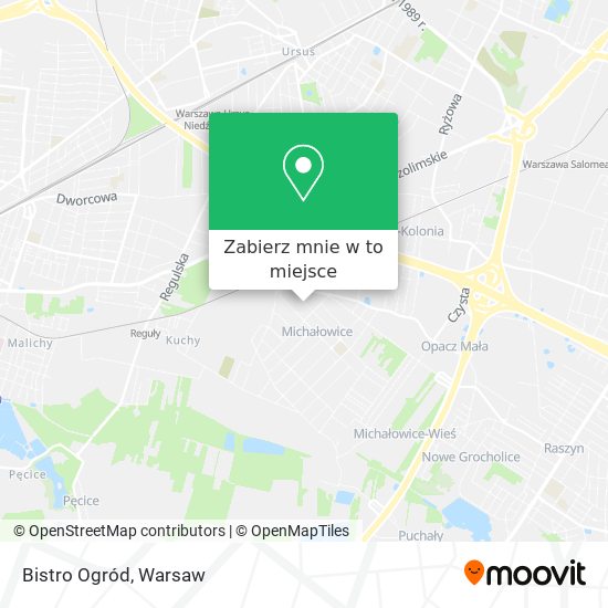 Mapa Bistro Ogród