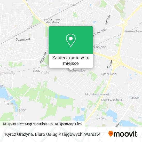 Mapa Kyrcz Grażyna. Biuro Usług Księgowych