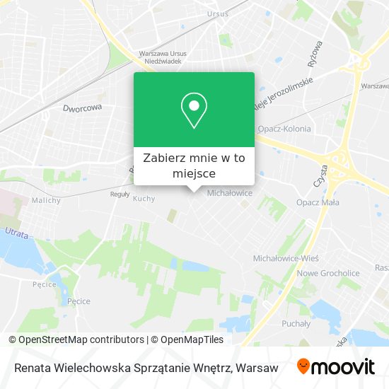 Mapa Renata Wielechowska Sprzątanie Wnętrz