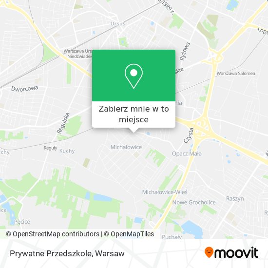 Mapa Prywatne Przedszkole