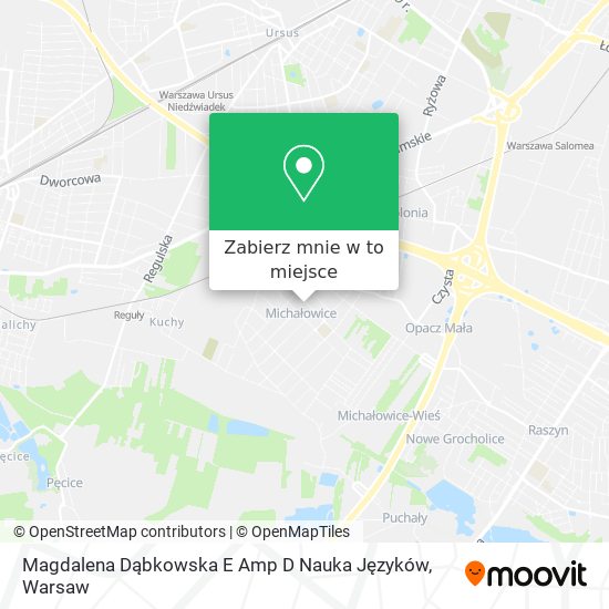 Mapa Magdalena Dąbkowska E Amp D Nauka Języków