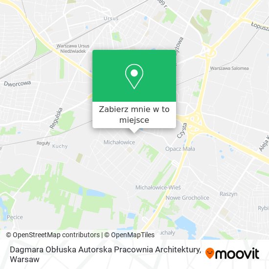 Mapa Dagmara Obłuska Autorska Pracownia Architektury