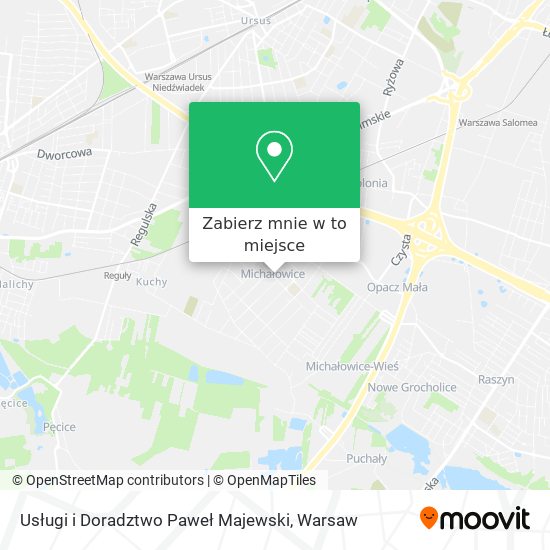 Mapa Usługi i Doradztwo Paweł Majewski