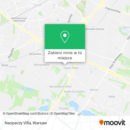 Mapa Naopaczy Villa