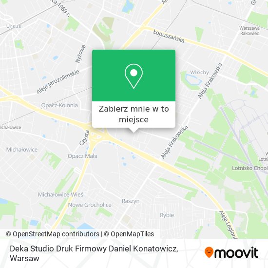 Mapa Deka Studio Druk Firmowy Daniel Konatowicz