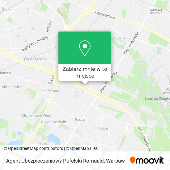 Mapa Agent Ubezpieczeniowy Pufelski Romuald