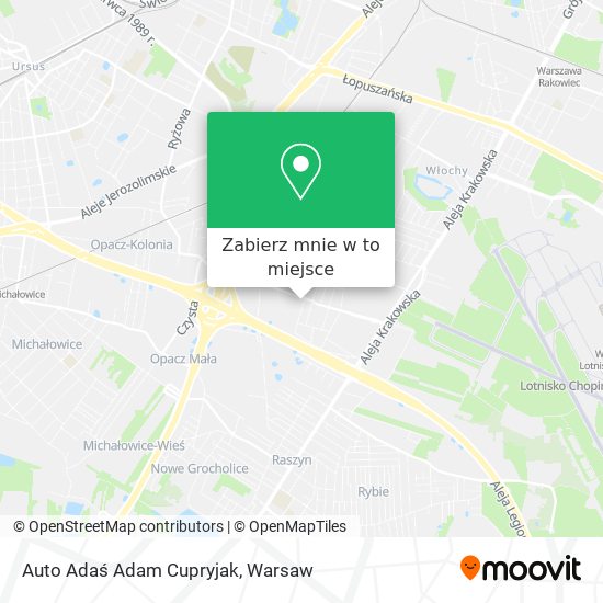 Mapa Auto Adaś Adam Cupryjak