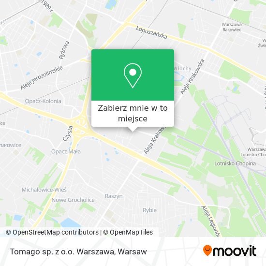 Mapa Tomago sp. z o.o. Warszawa