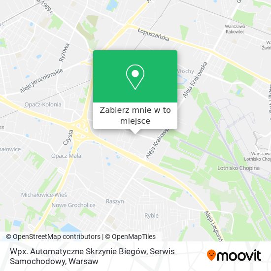 Mapa Wpx. Automatyczne Skrzynie Biegów, Serwis Samochodowy