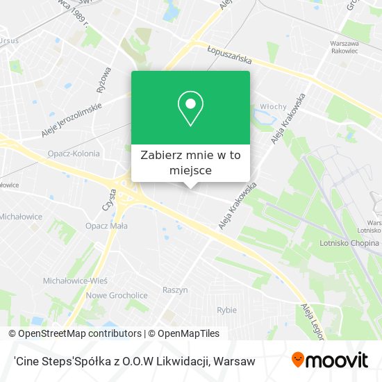 Mapa 'Cine Steps'Spółka z O.O.W Likwidacji