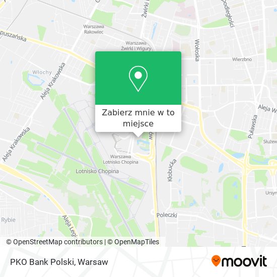 Mapa PKO Bank Polski