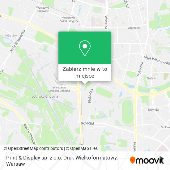 Mapa Print & Display sp. z o.o. Druk Wielkoformatowy