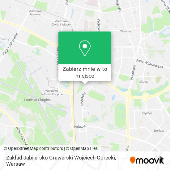 Mapa Zakład Jubilersko Grawerski Wojciech Górecki