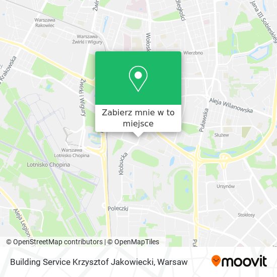 Mapa Building Service Krzysztof Jakowiecki