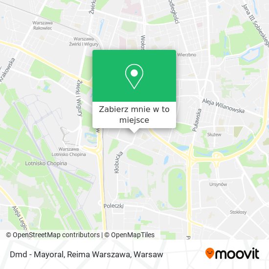 Mapa Dmd - Mayoral, Reima Warszawa