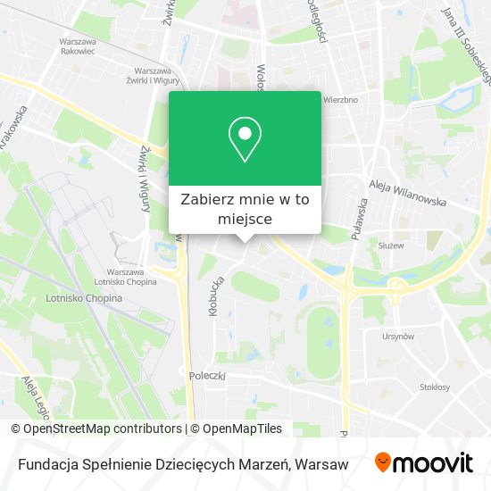 Mapa Fundacja Spełnienie Dziecięcych Marzeń