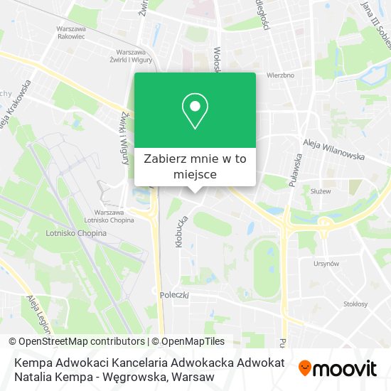 Mapa Kempa Adwokaci Kancelaria Adwokacka Adwokat Natalia Kempa - Węgrowska