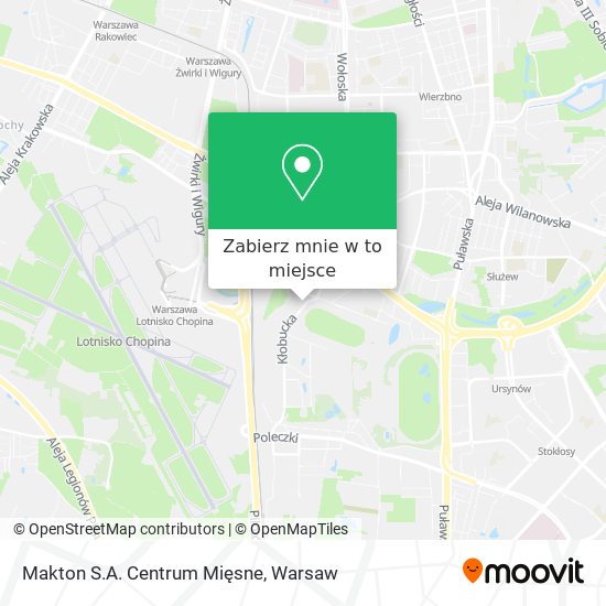 Mapa Makton S.A. Centrum Mięsne