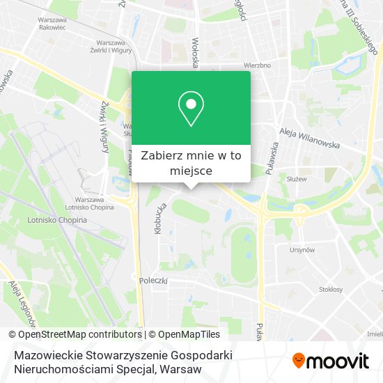 Mapa Mazowieckie Stowarzyszenie Gospodarki Nieruchomościami Specjal