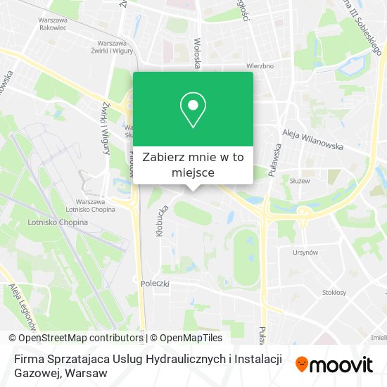 Mapa Firma Sprzatajaca Uslug Hydraulicznych i Instalacji Gazowej