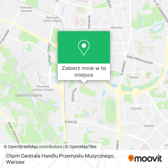 Mapa Chpm Centrala Handlu Przemysłu Muzycznego