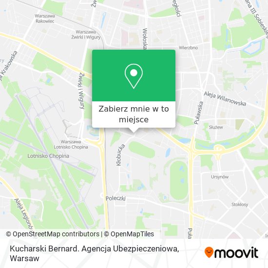 Mapa Kucharski Bernard. Agencja Ubezpieczeniowa