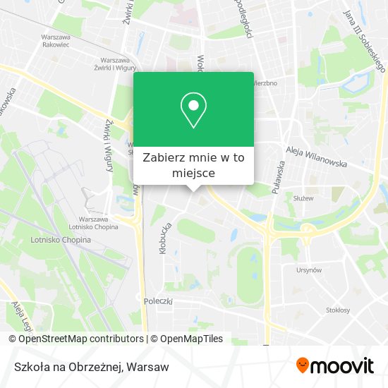 Mapa Szkoła na Obrzeżnej