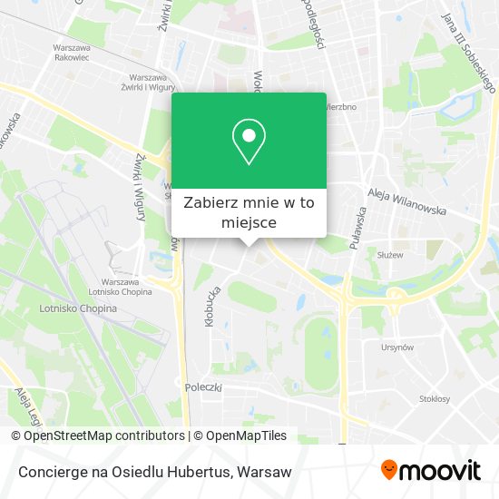 Mapa Concierge na Osiedlu Hubertus