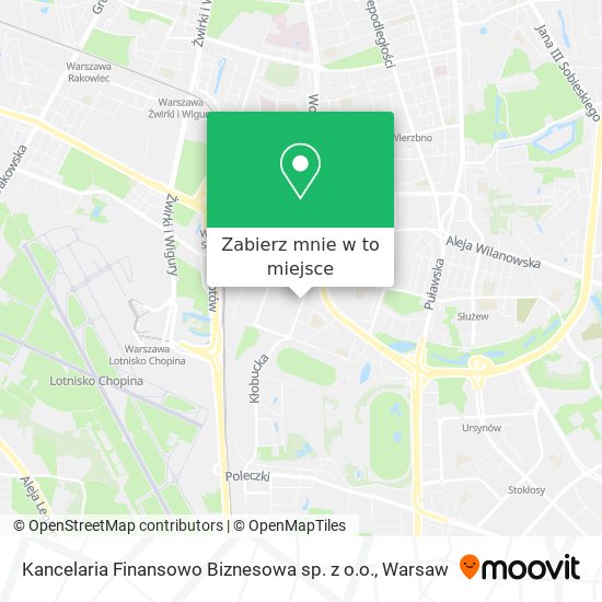 Mapa Kancelaria Finansowo Biznesowa sp. z o.o.