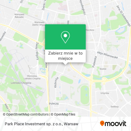 Mapa Park Place Investment sp. z o.o.