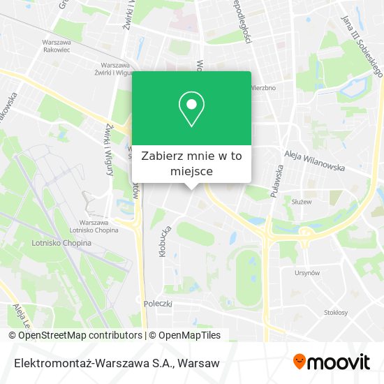 Mapa Elektromontaż-Warszawa S.A.