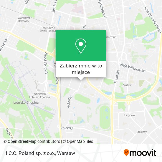 Mapa I.C.C. Poland sp. z o.o.