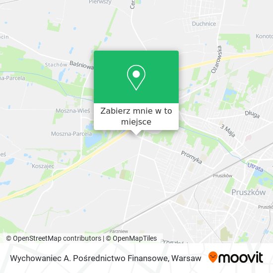 Mapa Wychowaniec A. Pośrednictwo Finansowe