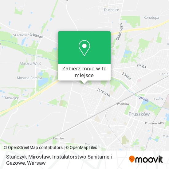 Mapa Stańczyk Mirosław. Instalatorstwo Sanitarne i Gazowe