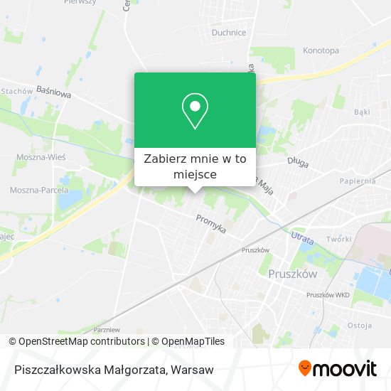 Mapa Piszczałkowska Małgorzata