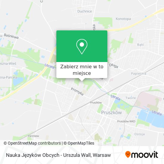 Mapa Nauka Języków Obcych - Urszula Wall