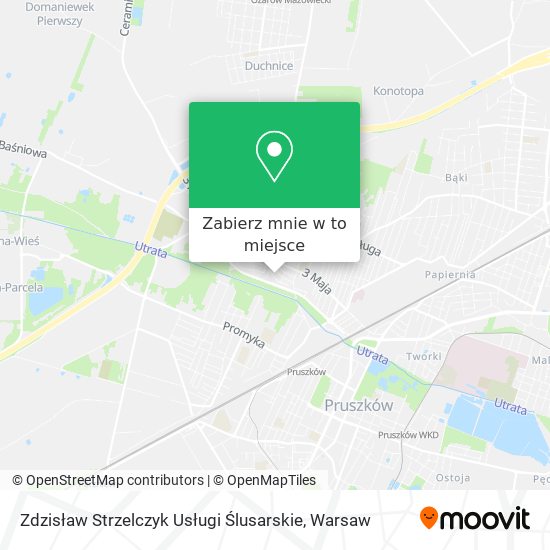 Mapa Zdzisław Strzelczyk Usługi Ślusarskie