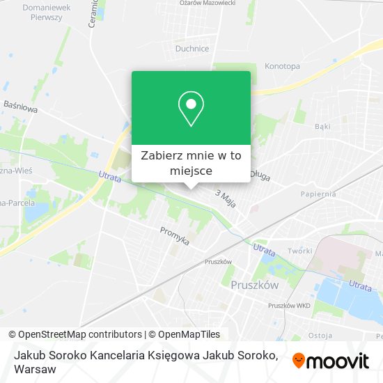 Mapa Jakub Soroko Kancelaria Księgowa Jakub Soroko