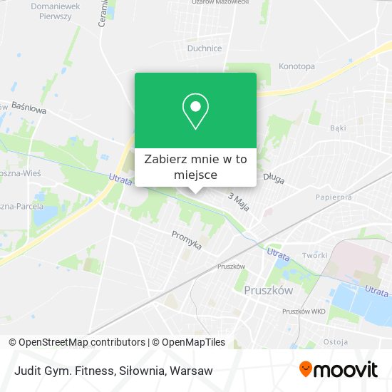 Mapa Judit Gym. Fitness, Siłownia