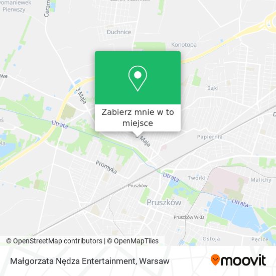 Mapa Małgorzata Nędza Entertainment