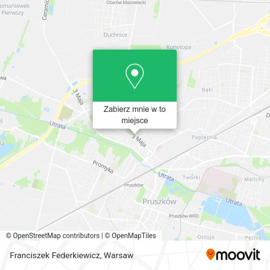 Mapa Franciszek Federkiewicz