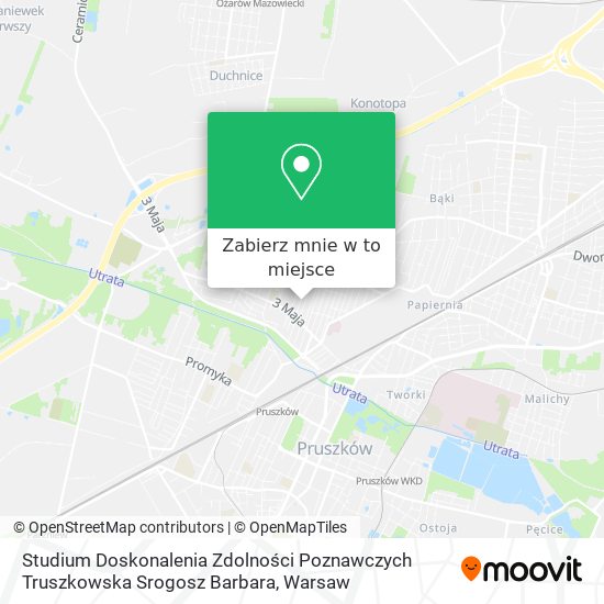 Mapa Studium Doskonalenia Zdolności Poznawczych Truszkowska Srogosz Barbara