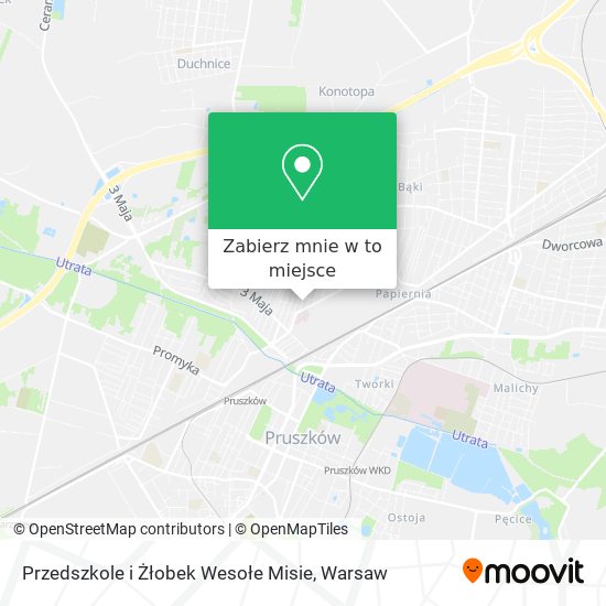 Mapa Przedszkole i Żłobek Wesołe Misie