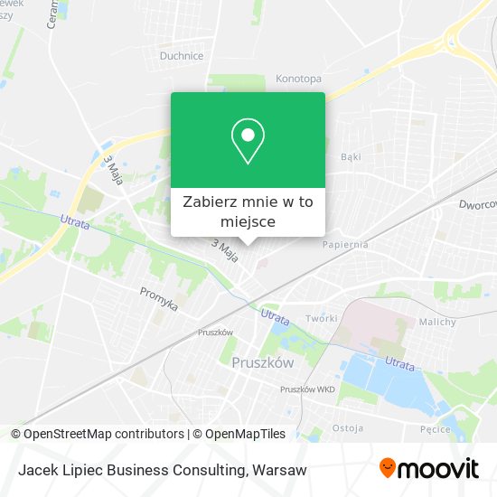 Mapa Jacek Lipiec Business Consulting