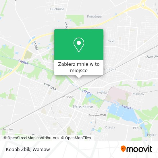 Mapa Kebab Żbik