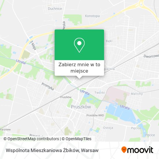 Mapa Wspólnota Mieszkaniowa Żbików