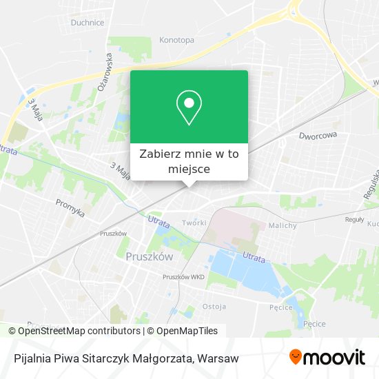 Mapa Pijalnia Piwa Sitarczyk Małgorzata